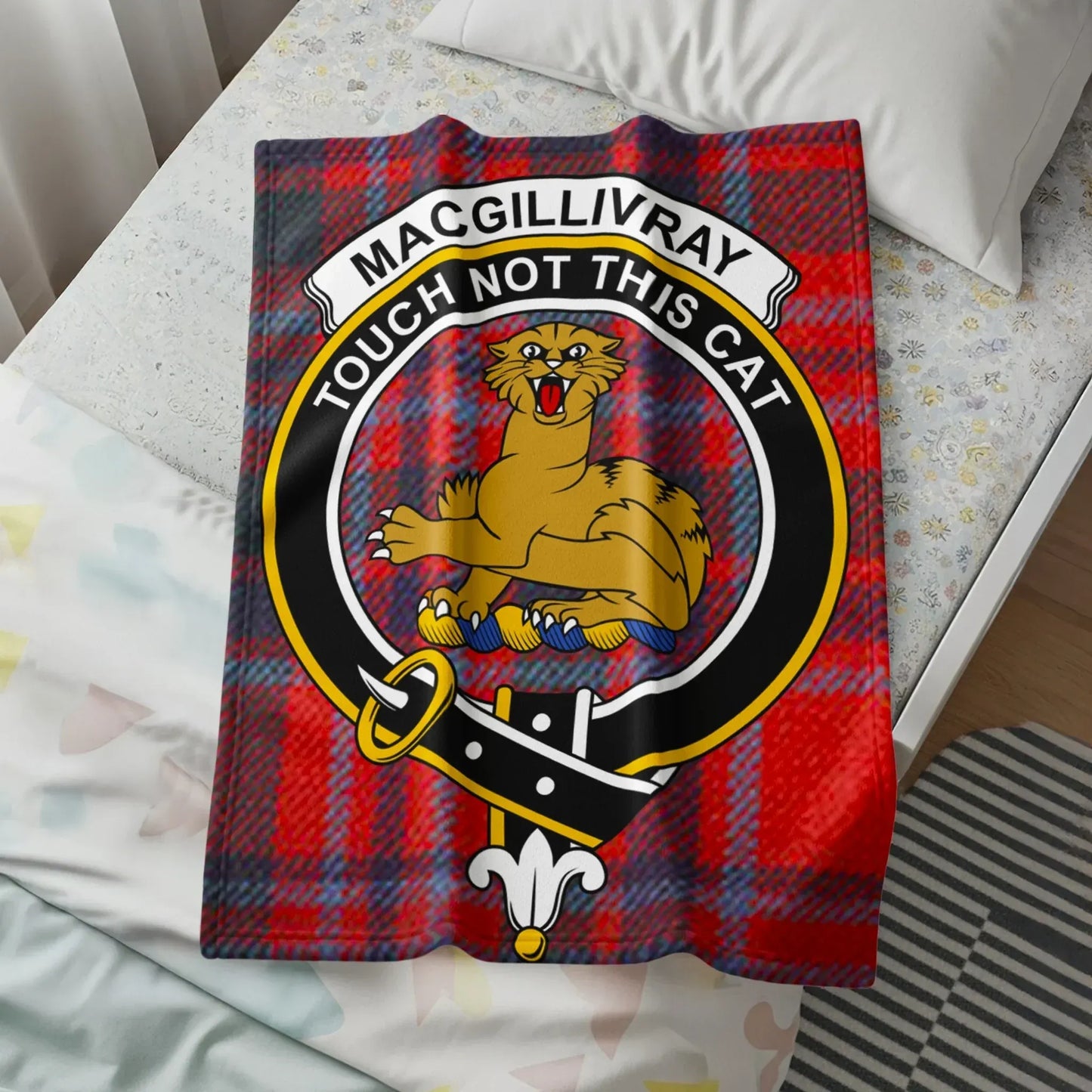 Highland Clan Tartan Blanket Unique Gift Product