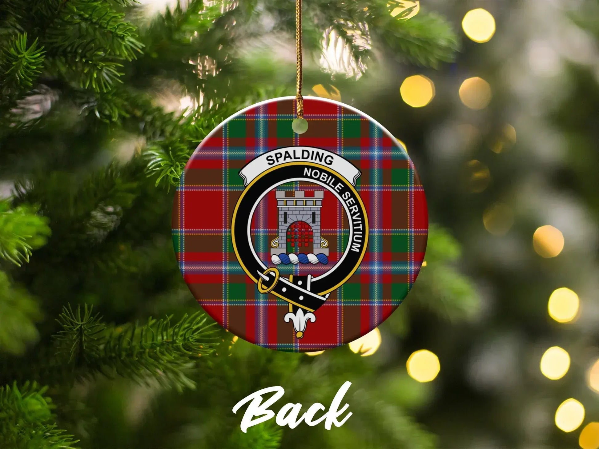 Spalding Nobile Servitium Clan Crest Ornament product type