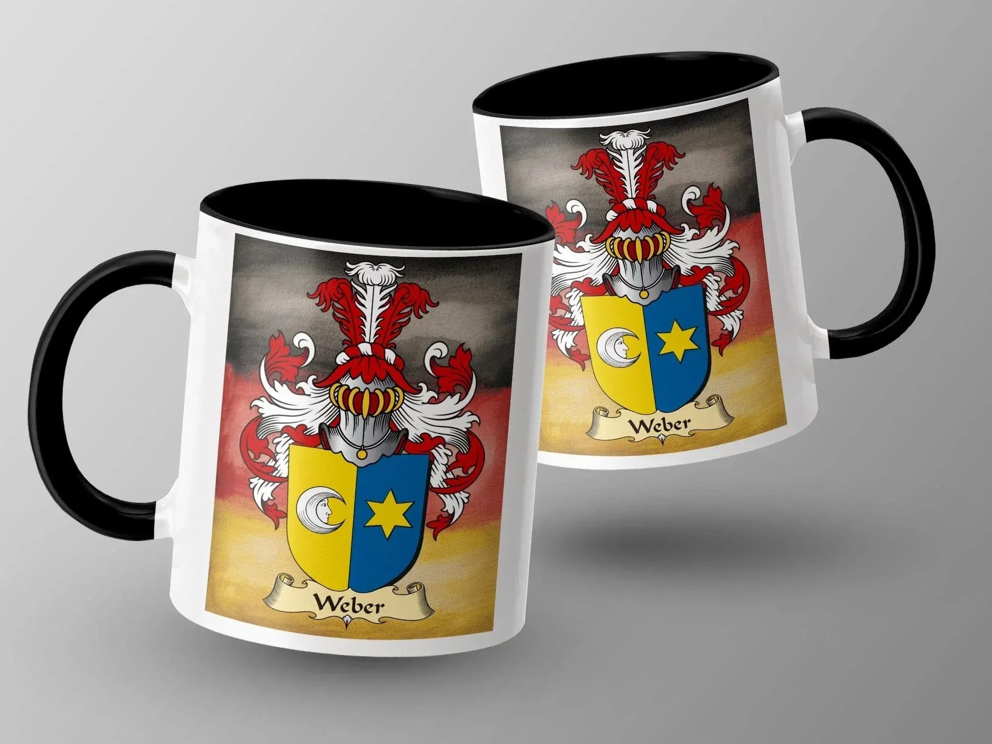 Colorful Customizable Weber Family Crest Mug product