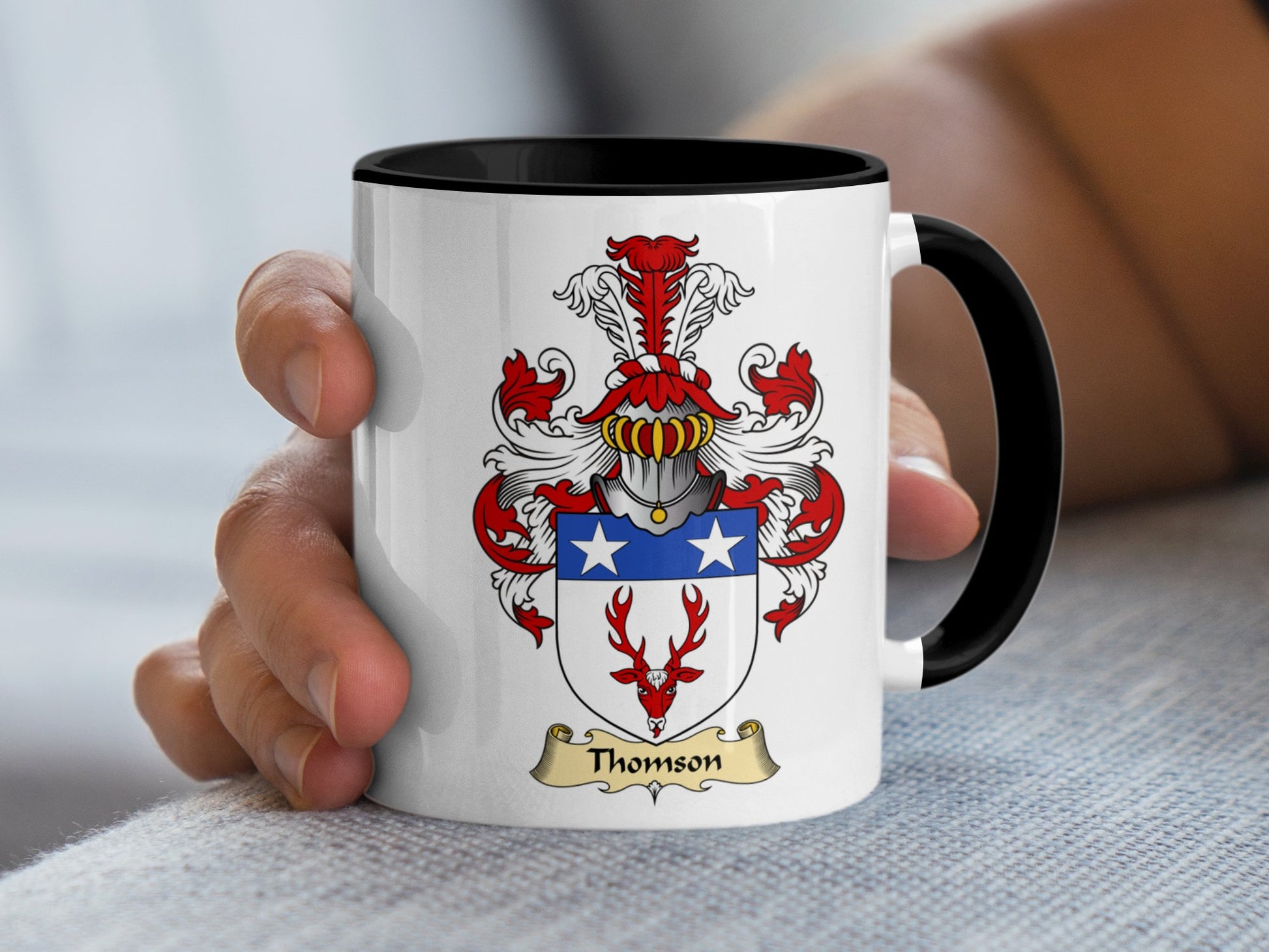 Thomson Scottish Clan Coat of Arms Mug - Living Stone Gifts