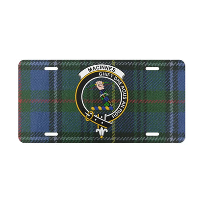 MacInnes Scottish Tartan Custom License Plate product
