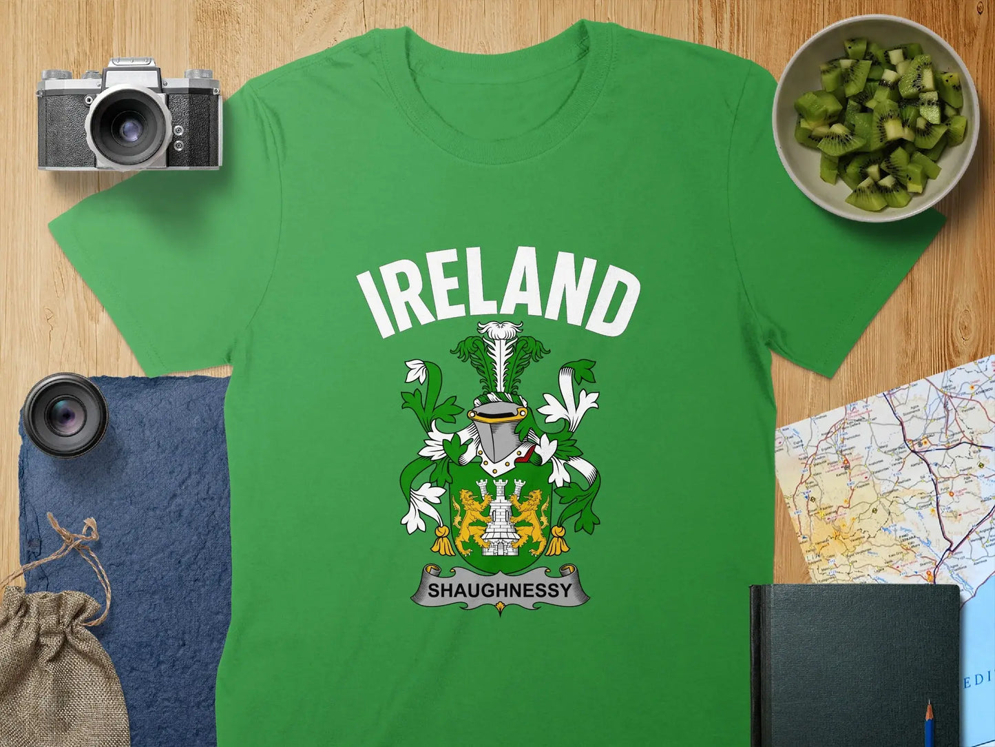 Ireland Shaughnessy Family Crest T-shirt