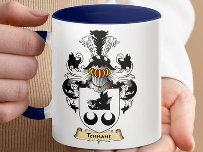 Clan Tennant Scottish Coat of Arms Mug - Living Stone Gifts