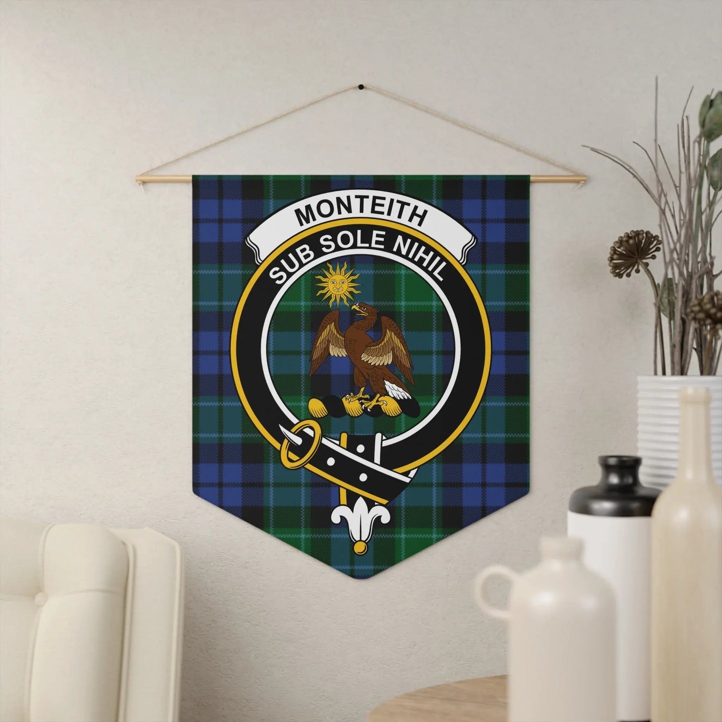 Monteith Sub Sole Nihil Tartan Wall Banner product type