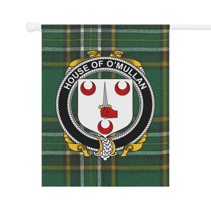 Clan O'Mullan Tartan Crest Garden Flag product