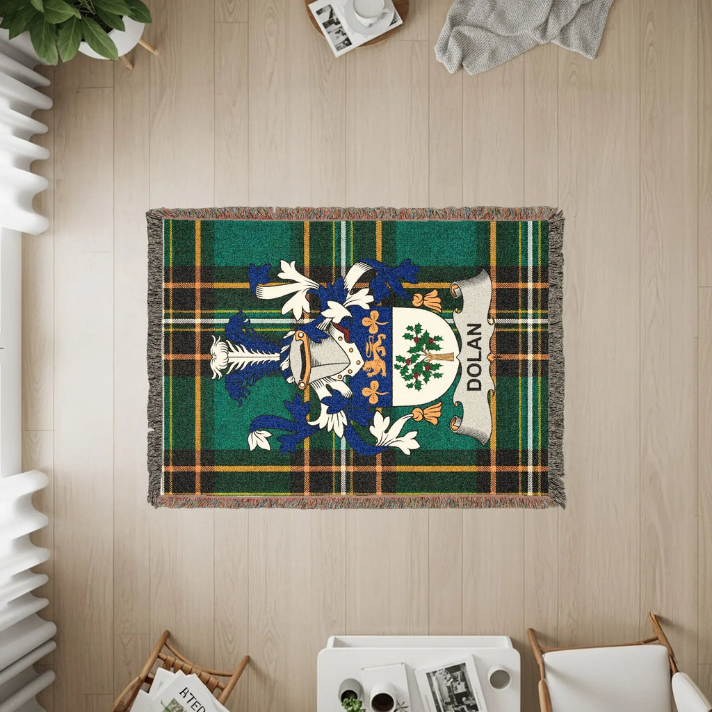 Dolan Family Crest Green Tartan Plaid product type