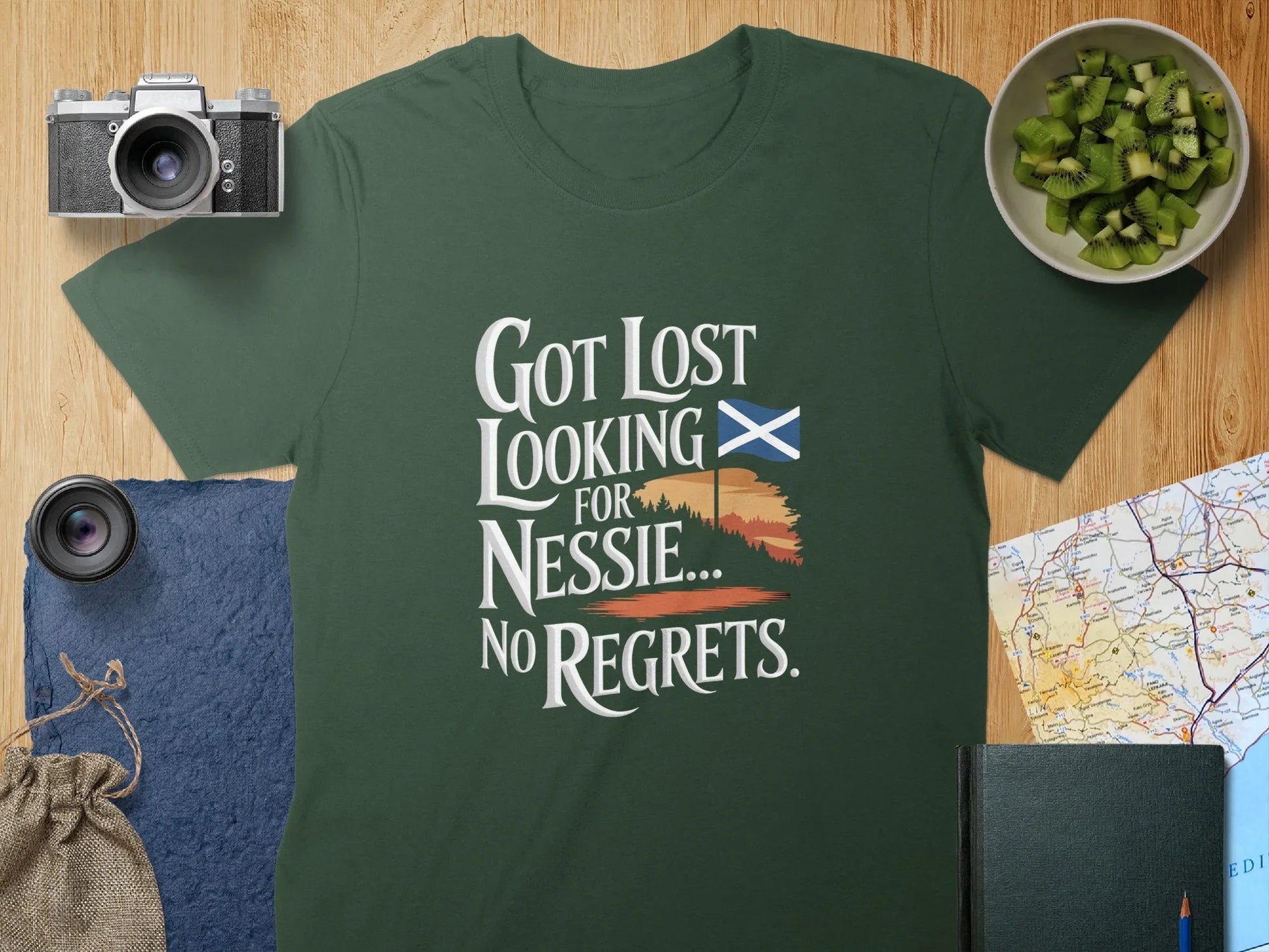 Got Lost Looking for Nessie No Regrets T-shirt product