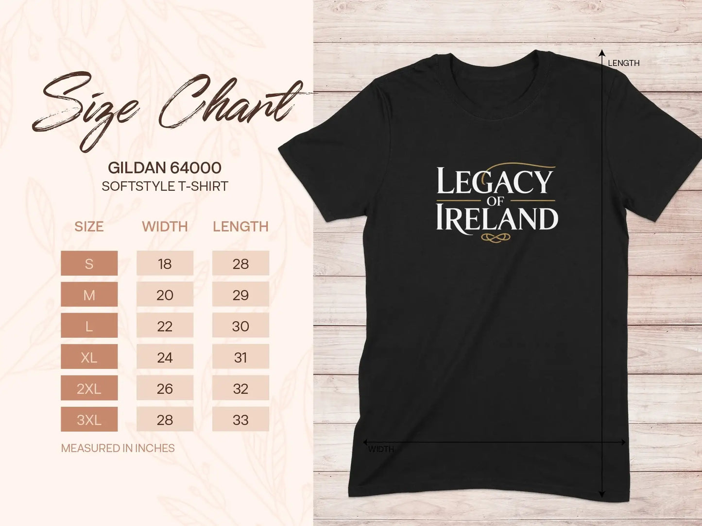Legacy of Ireland Gildan 64000 Softstyle T-Shirt