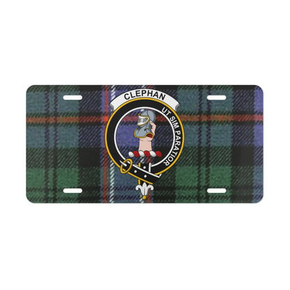 Clephan Uti Sem Paratur Design License Plate product