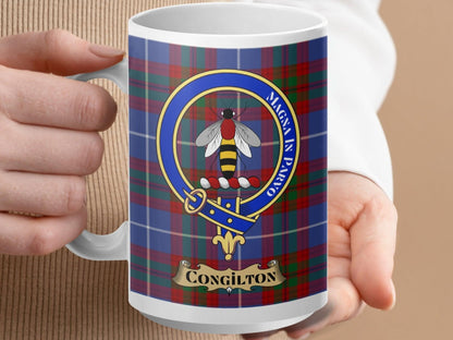 Congilton Clan Crest Plaid Design Mug product
