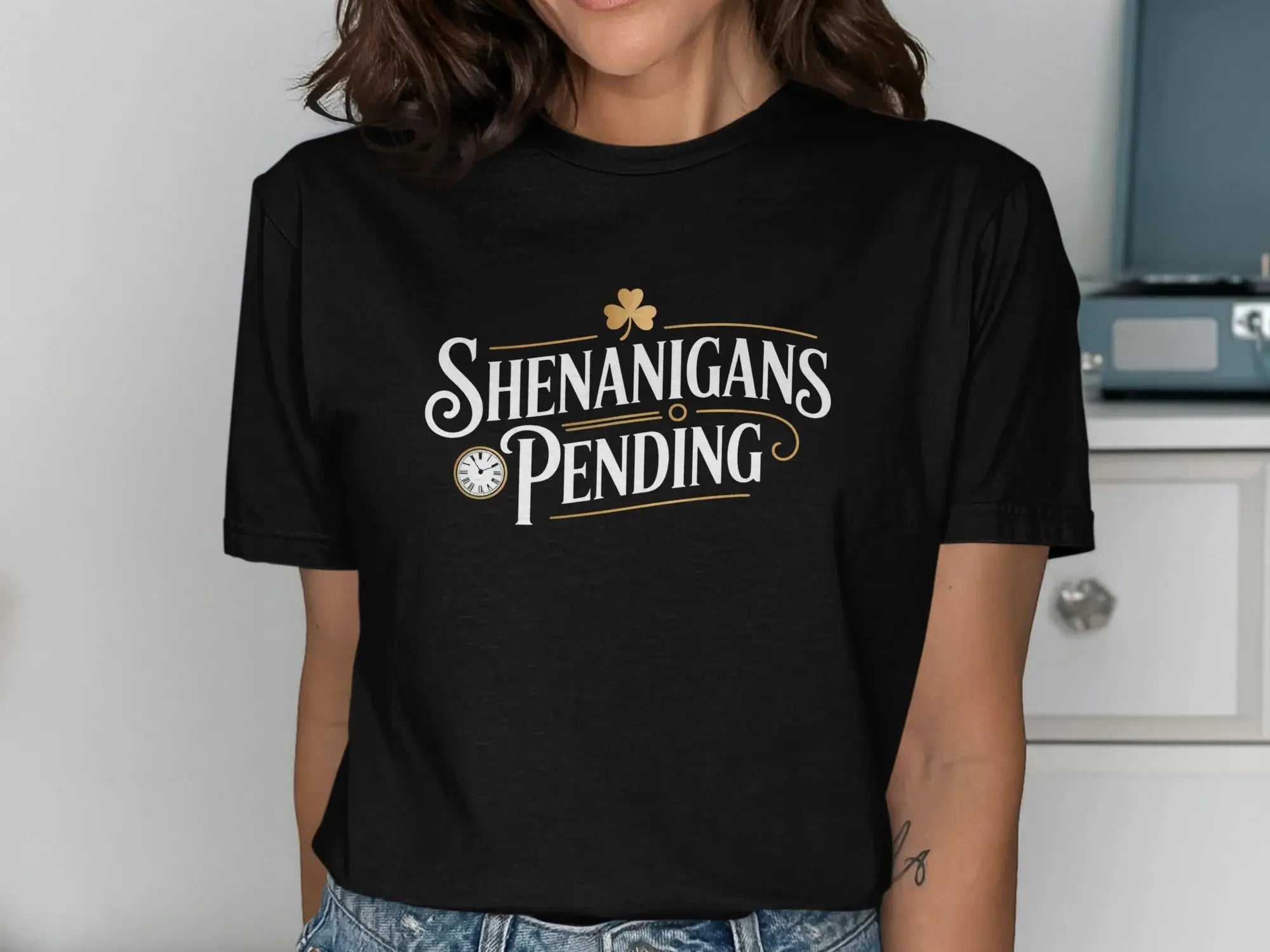 Shenanigans Pending Graphic T-Shirt Fun Product
