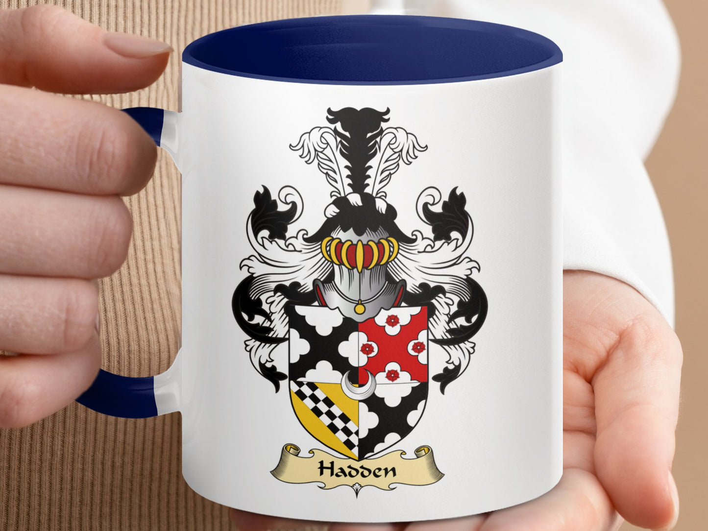 Nadder Scottish Clan Coat of Arms Family Crest Mug - Living Stone Gifts