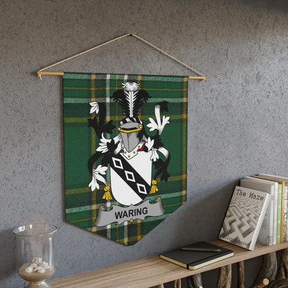 Custom Family Crest Plaid Wall Hanging Home Decor product