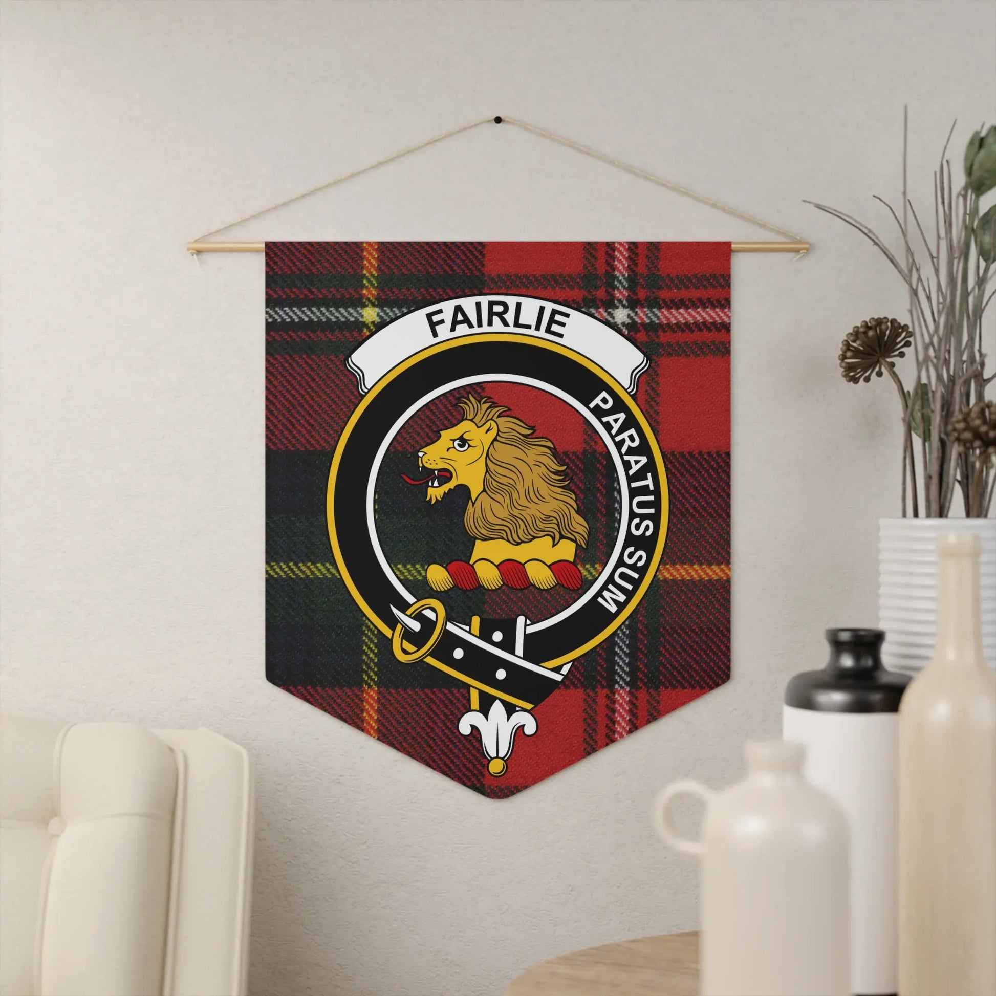 Fairlie Lion Family Crest Wall Tapestry Decor product type
