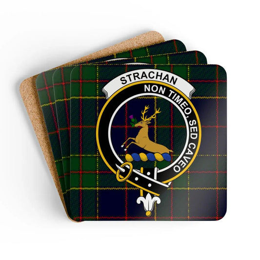 Strachan Tartan Plaid Design Coasters Set product