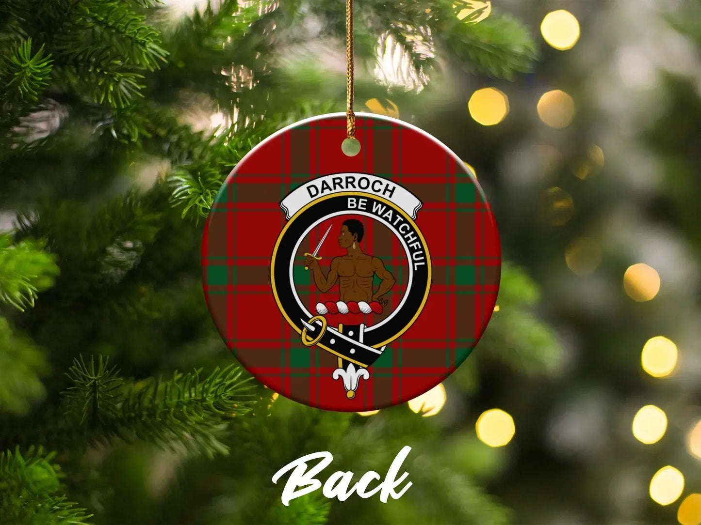 Darroch Be Watchful Christmas Tree Ornament product