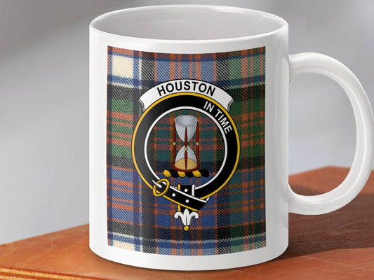 Houston In Time Tartan Plaid Design Coffee Mug product