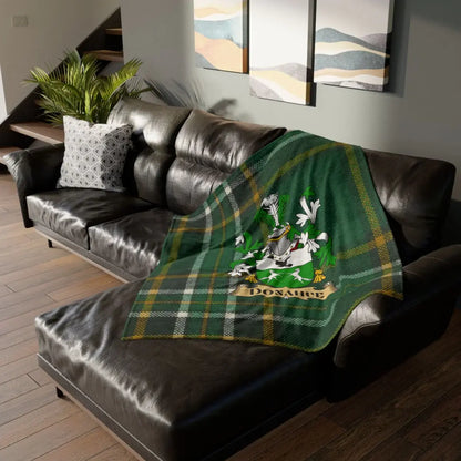 Irish Family Donahue Tartan Blanket Product