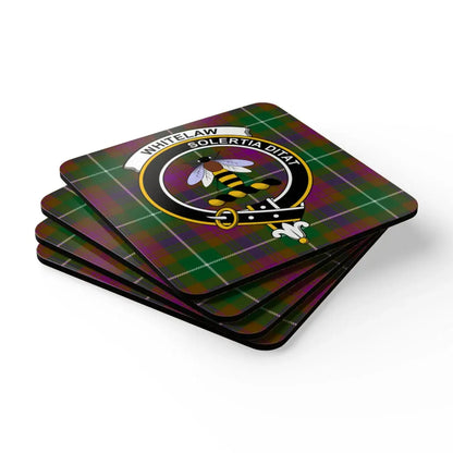 Tartan Crest Clan Whitelaw Solertia Dita Coaster product