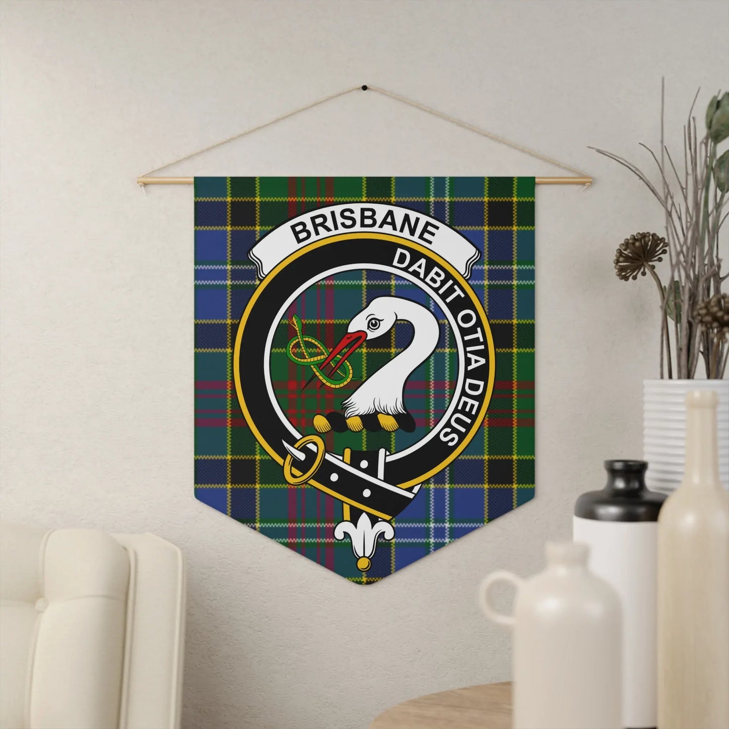 Brisbane Dabit Ota Deus Tartan Wall Hanging product type