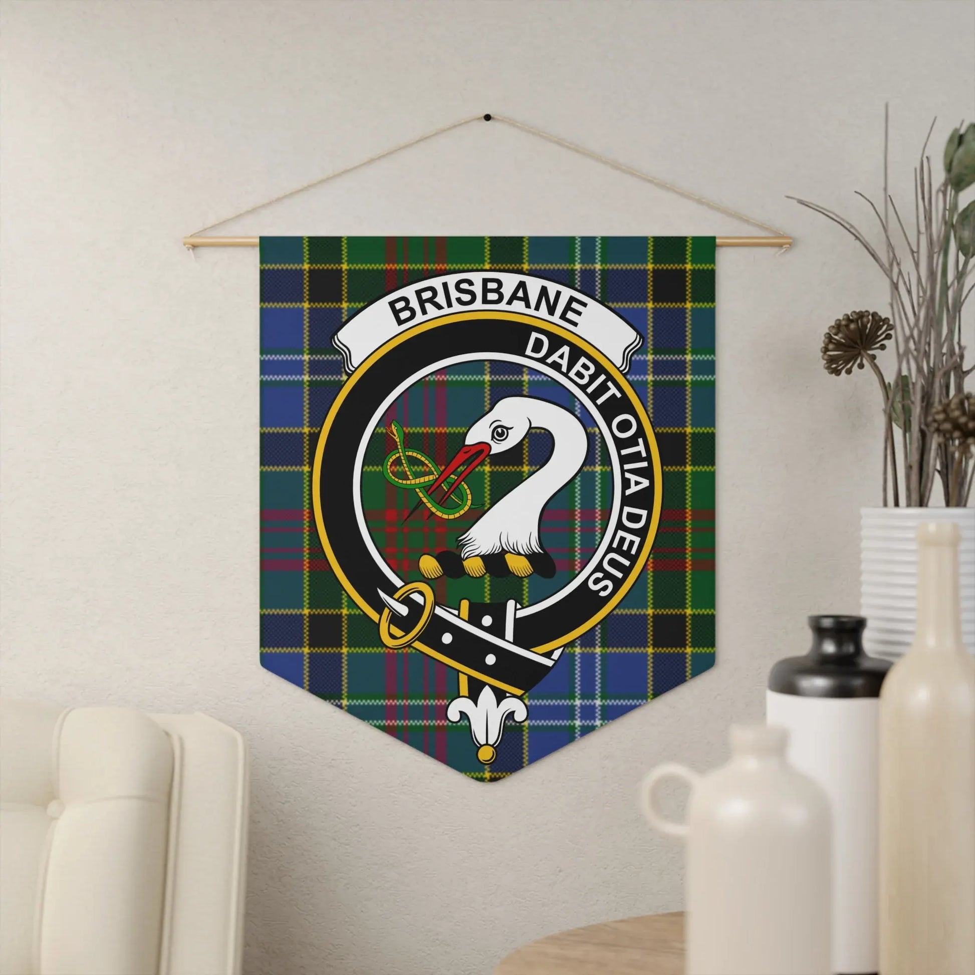 Brisbane Dabit Ota Deus Tartan Wall Hanging product type