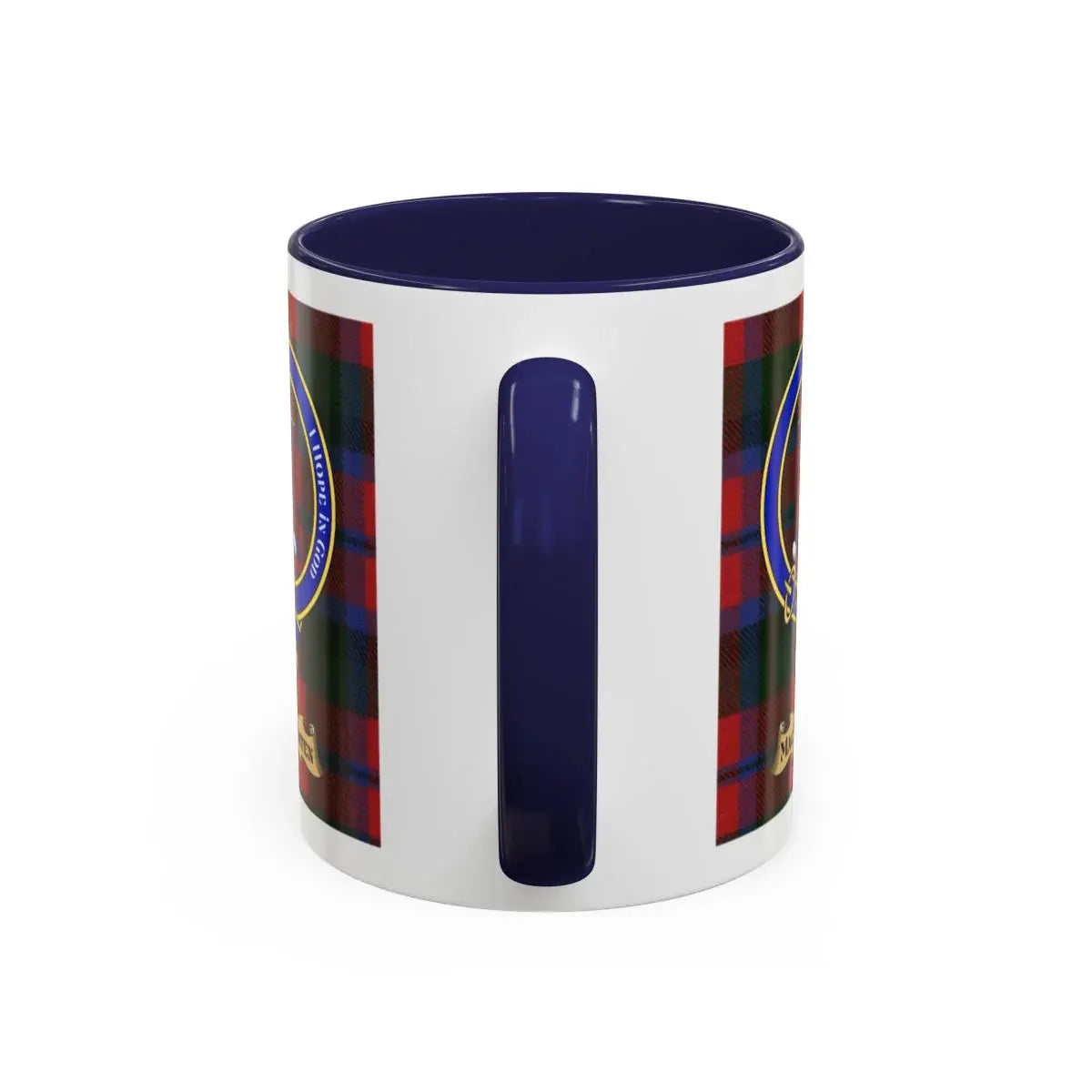 Clan Badge Tartan Design Ceramic Mug Scottish Heritage