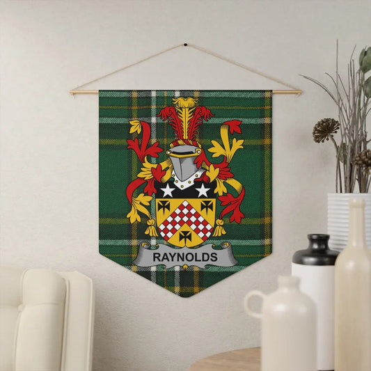 Raynolds Family Crest Design Wall Hanging Tapestry product type