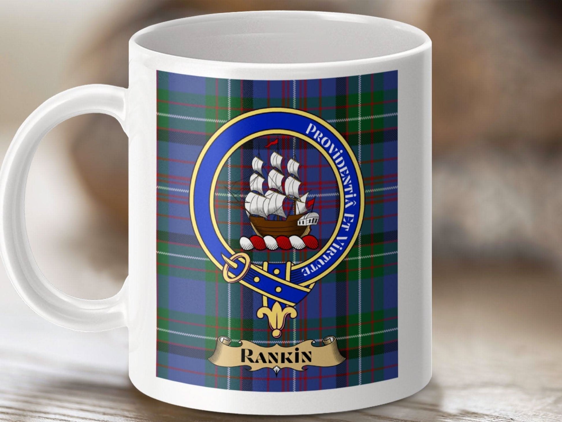 Colorful Scottish Clan Crest Design Mug product type