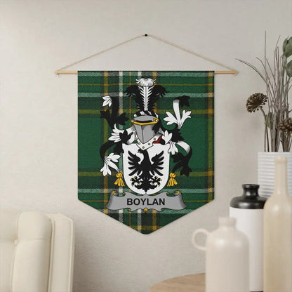 Boylan Family Crest Plaid Pattern Decorative Product