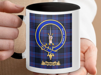 Scottish Clan Morgan Tartan Plaid Mug - Living Stone Gifts