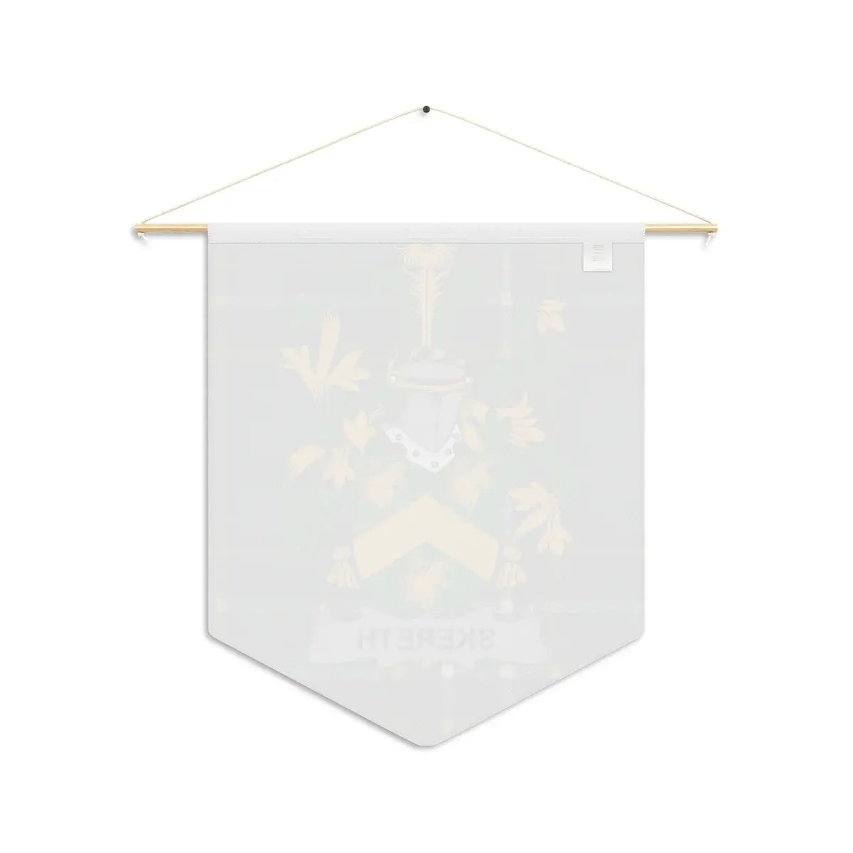 Yellow Crest and Helmet Design Wall Banner product