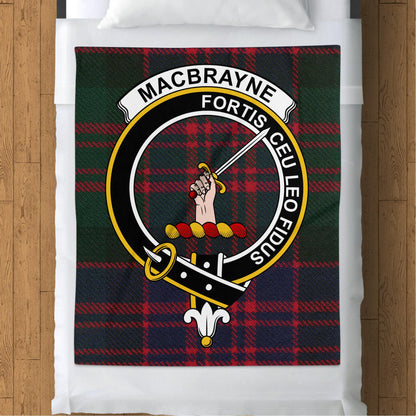 Scottish Clan MacBrayne Tartan Throw Blanket - Living Stone Gifts