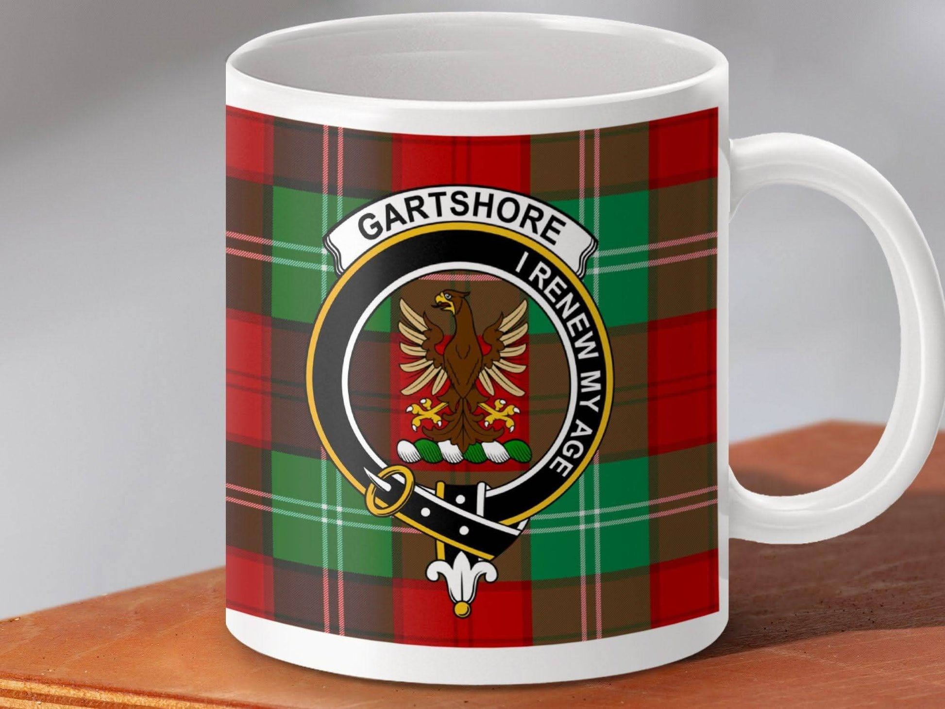Gartshore I Renew My Age Clan Mug product