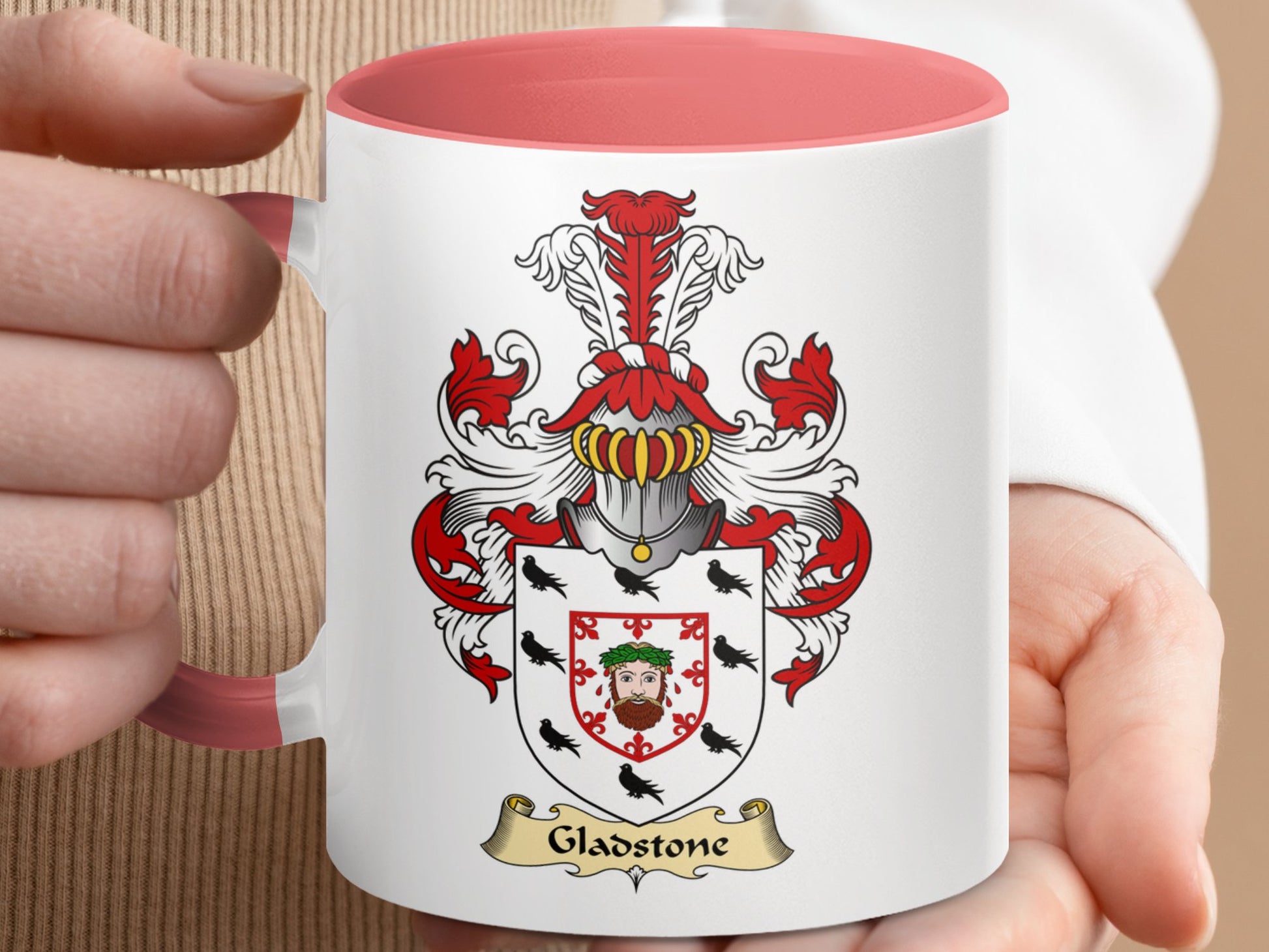 Clan Gladstone Scottish Clan Accent Coffee Mug - Living Stone Gifts