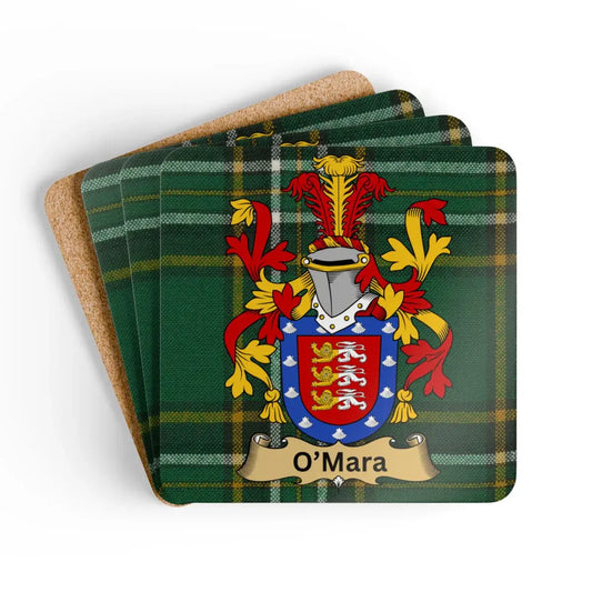 Proudly Display O'Mara Crest on Premium Coaster product type