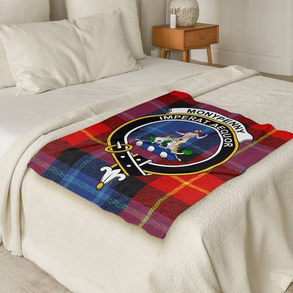 Scottish Clan Moneypenny Tartan Throw Blanket - Living Stone Gifts