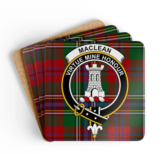 Maclean Virtue Mine Honour Plaid Cork Coaster product