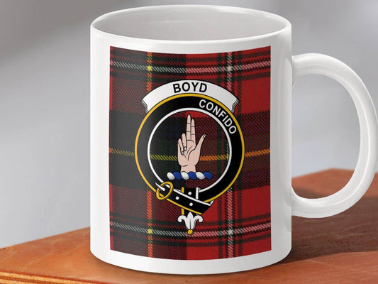 Red Plaid Boyd Confido Design Mug product