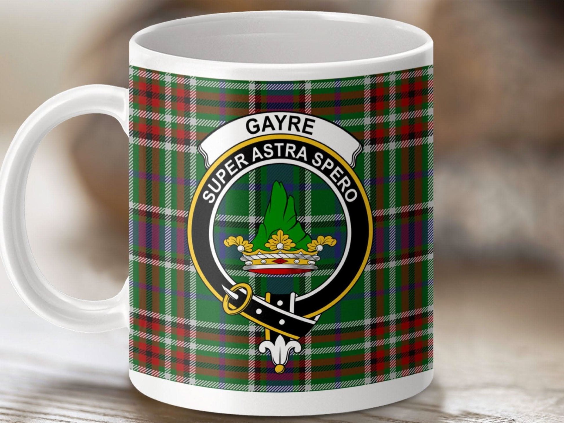 Gayre Super Astra Spero Plaid Crest Mug product