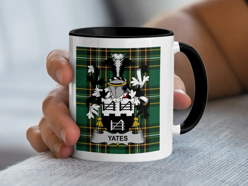 Yates Surname Irish Heritage Mug