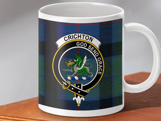 Crichton Clan Crest God Send Grace Mug product