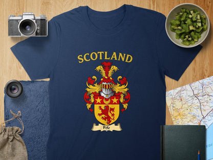 Scotland Family Crest Fife Emblem T Shirt Product