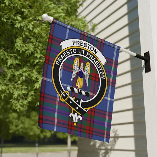 Preston Praesto Ut Praestem Plaid Garden Flag product