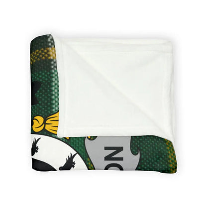 Cozy Rebellion Emblem Theme Graphic Throw Blanket product type