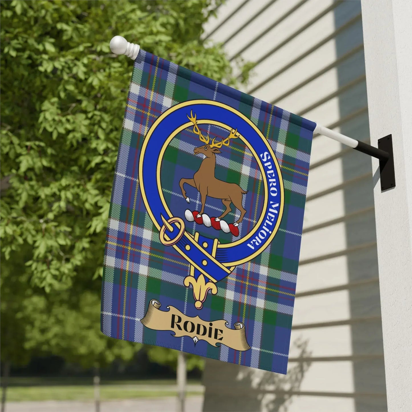 Clan Crest Tartan Plaid Pattern House Flag product