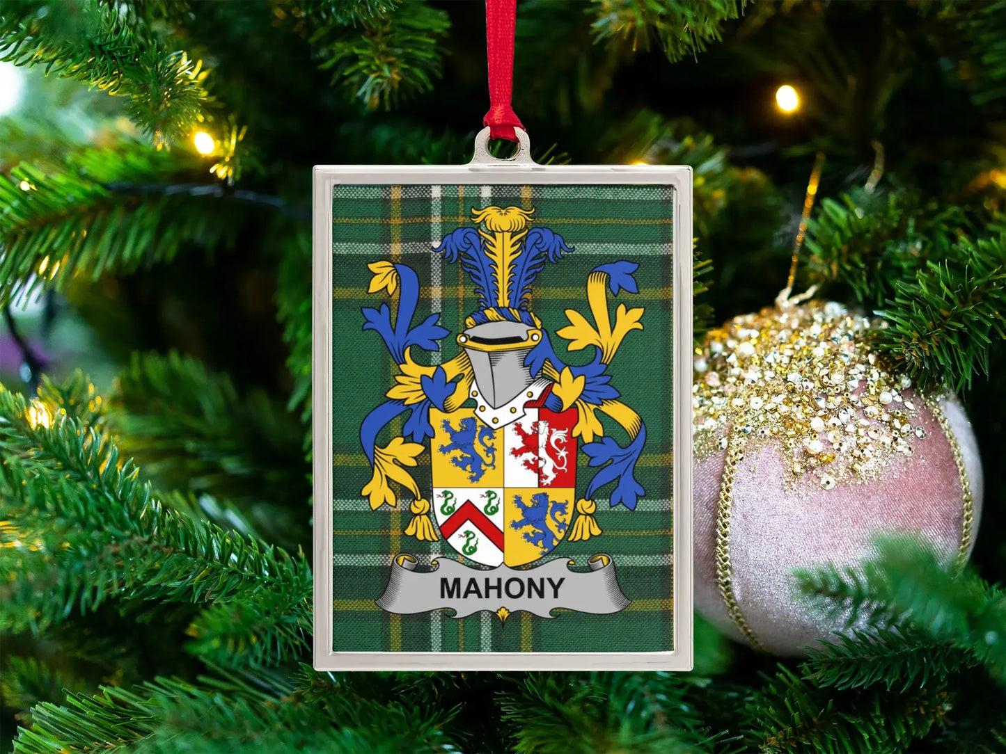 Mahony Family Crest Christmas Tree Decoration product type