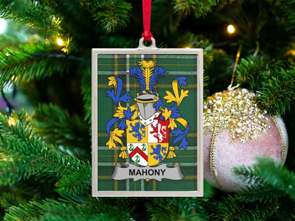Mahony Family Crest Christmas Tree Decoration product type