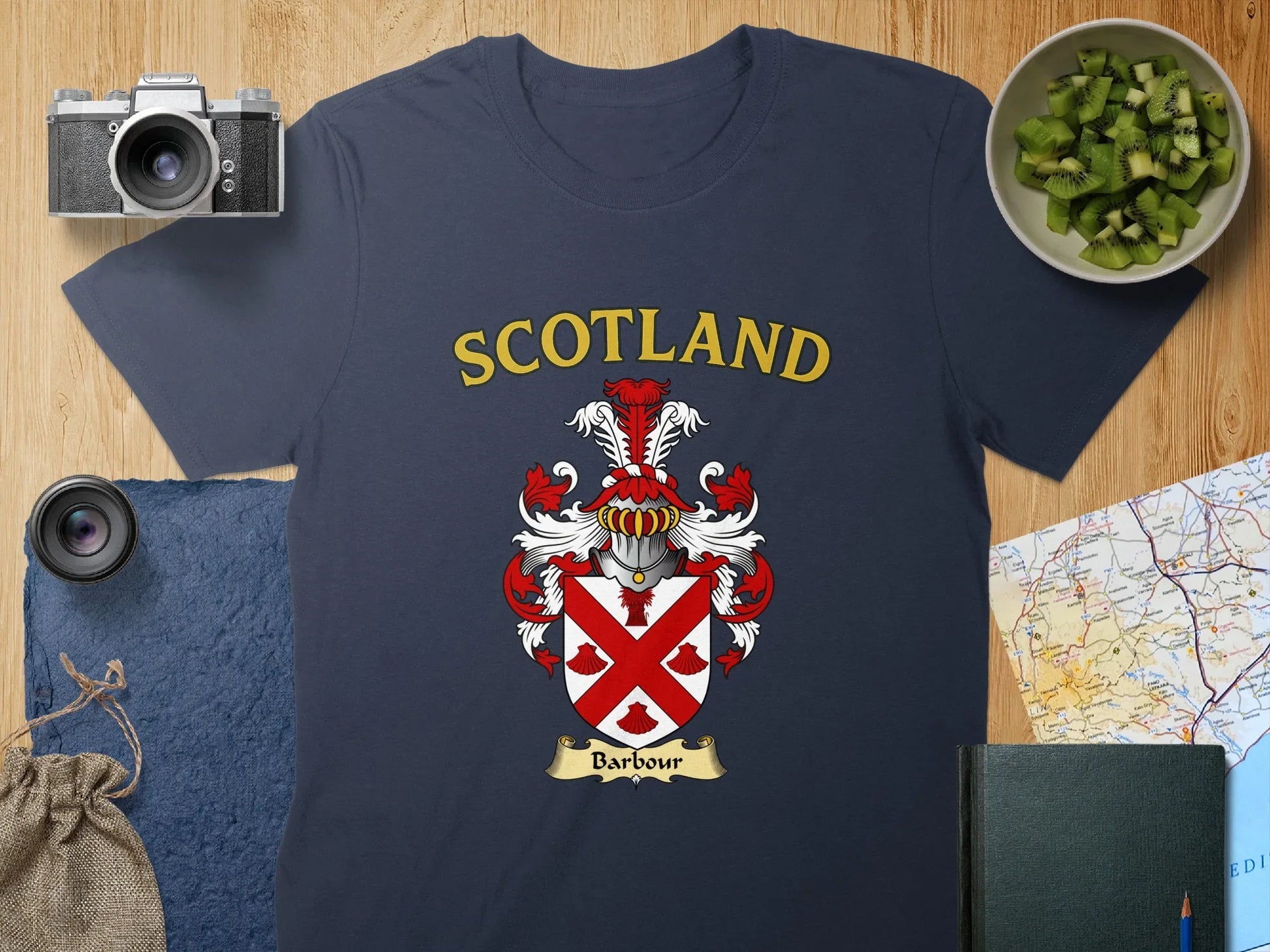 Scotland Design with Crest Print Barbour product type