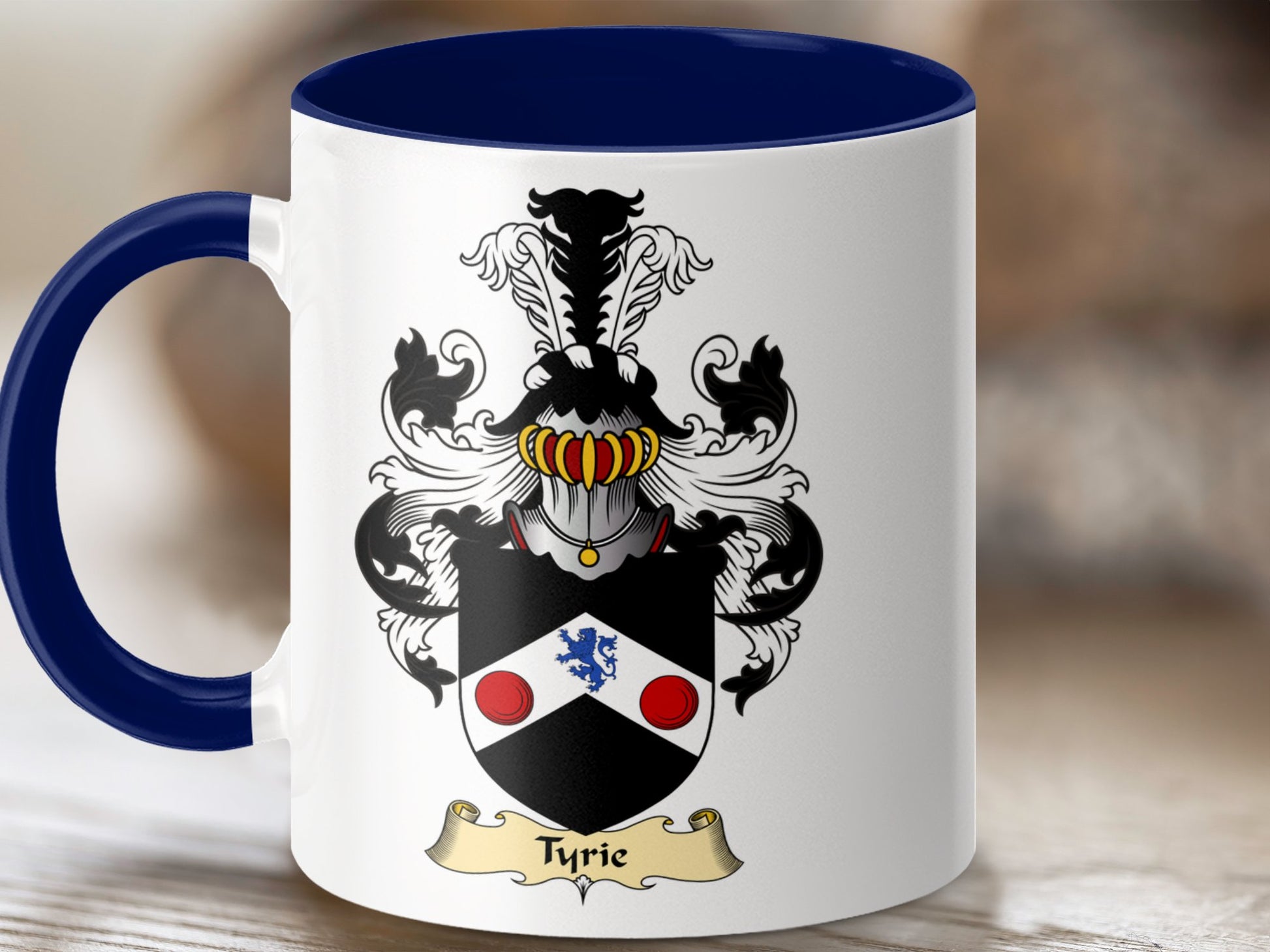 Tyrie Family Scottish Coat of Arms Mug - Living Stone Gifts