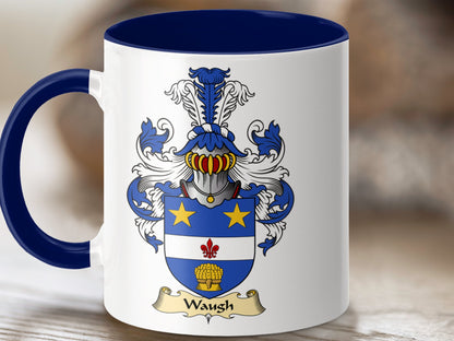 Clan Waugh Scottish Coat of Arms Mug - Living Stone Gifts